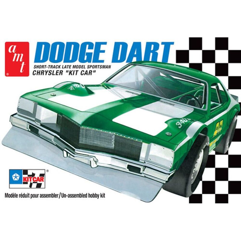 AMT Dodge Dart Sportsman Short Track Kit Car 1/25 Scale Model Kit  COLLECTIBLES